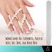 10 PCS JOYJOUR Premium Professional Zebra Nail File 80/80 Double Sided Emery Board Set - Buy Online on GoSupps.com