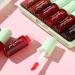 6 Colors Korean Velvet Lip Tint Stain Set | Moisturizing Mini Liquid Lipstick | Multi-Use Long Lasting Lip & Cheek Tints | High Pigment Non-Stick Cup | Avocado - Buy Online on GoSupps.com