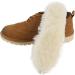 Australian Sheepskin Insoles for Women & Men | Warm Cozy Replacement Inserts for Shoes & Boots - YUANQIAN 2 Pairs - Buy Online on GoSupps.com