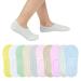 JOCMIC 10-Pair Kids Girls No Show Socks Boys Anti Slip Low Cut Cotton Sock 3-12Y Multicolor1 7-9 Years