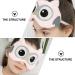 Owl Sleeping Plush Eye Cover - Cute Novelty Cartoon Animal Blindfold for Adults - Pink - Buy Online on GoSupps.com
