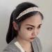 Inspirelle Handmade Imitation Pearl Beaded Elastic Headband - Pack of 5 | Fashionable Hairbands for Women, Girls - Buy Online on GoSupps.com