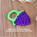 Silicone Fruit Teething Toy for Infants & Toddlers - BPA-Free, Freezer-Safe, Soothing Teether - Buy Online on GoSupps.com