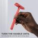 Shop Eco-Friendly Security Razor for Women | 5-Blade Red Razor with Sensitive Box | Plastic-Free & Safe Shaving - Buy Online on GoSupps.com