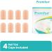 Silicone Toe Protectors - Gel Toe Sleeves with Aloe Vera for Pain Relief & Protection | 4 Pairs Medium Skin Color - Buy Online on GoSupps.com