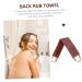 Outanaya 1pc Back Stretching Belt for Tanning Oil Application Self-applicator Tool for Body Lotion Easy to Clean Brown Back Wiping Strip for Smooth Even Finish - Buy Online on GoSupps.com