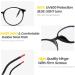Professional Children's Blue Light Blocking Glasses | Anti-Reflective Silicone Eyewear for Eye Strain Relief - Buy Online on GoSupps.com