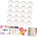 DOITOOL 200 Pcs Eye Shadow Disk Eyeshadow Empty Metal Pans Lipstick Diy Case Iron Plate Accessories Miss - Buy Online on GoSupps.com