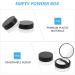 Beavorty 4 Pcs Elastic Mesh Loose Powder Box Powder Case with Mirror Loose Powder Holder Empty Portable Abs 1 g (Pack of 1) Blackx2pcs - Buy Online on GoSupps.com