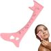 yanzisura Eyebrow Drawing Guide Silicone Eyebrow Template Brow Positioning Ruler Makeup Guide Tool Professional Quick Eye Makeup Tool Pink - Buy Online on GoSupps.com