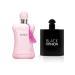 Women's Delilah&Black Opinion Perfume Set Romantic Floral Scent Eau De Parfum Spray for Women 3.4 Fl Oz Each Bottle Daily Used Fragrance