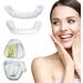 Giural Temporary Deans Teeth Prosthesis Perfect Smile Snap-on Braces Instant Perfect Smile Comfort Fit Flex False Teeth Veneers One Size Fake Teeth Cover 2 Pairs