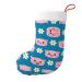 Floral Pattern New Year Christmas Socks Velvet Christmas Socks Cute Pig One Size