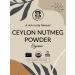 Organic Ceylon Nutmeg Powder 3.5 oz ( 100 g) | USDA Organic, Non  GMO, Vegan & Gluten Free | Premium Ceylon Quality | 100% Raw From Ceylon | Perfect for Cooking, Smoothies, Lattes & Tea | - Silk Route Brands