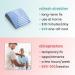 Neck and Back Cushion with Self-Heating Neck Warmer | Pain Relief for Lower Back Lumbar Support for Herniated Disc - Purple - Buy Online on GoSupps.com