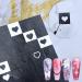 Dornail 6 Sheets Airbrush Stencils Nail Stickers - Butterfly Flower Moon Star Heart Cross French Nail Decals for DIY Nail Designs - Buy Online on GoSupps.com
