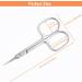 THRAU Extra Fine Cuticle Scissors for Manicure and Pedicure - Curved Blade with Precise Pointed Tip for Nail, Eyebrow, Eyelash, and Skin Grooming - Buy Online on GoSupps.com