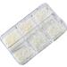 FEIlei Mix Size White Nail Art Tip Half Pearls 3D Nail Beads Rhinestones Decoration DIY Tool Beauty Manicure Supplies - Buy Online on GoSupps.com