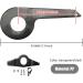 Bicycle Chain Guard for 32-36 Teeth | Universal Kids Bike Chain Cover | Sturdy Transparent Black Accessory - Buy Online on GoSupps.com