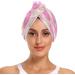 Cute Strawberry Dry Hair Cap | 2-Piece Quick Drying Towel Set with Button Headband | Super Absorbent & Soft for Ultimate Comfort | International Shipping Available - Buy Online on GoSupps.com