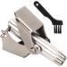 Stainless Steel Nose Hair Trimmer Manual Nose Hair Remover 360 Degree Rotating for Dates for Men and Women - Buy Online on GoSupps.com