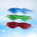 Rosenice gel eye mask 3 pieces cooling eye masks with non-toxic safe liquid migraine to relieve pain (as shown) - Buy Online on GoSupps.com