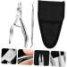WOFASHPURET 1 Set Manicure 2-piece Set Pedicure Nail Kit De Manicura Nail Pliers Trimmer Pedicure Nail Clippers Trimmer Dead Skin Scissor Cuticle Manicure Set Stainless Steel Household - Buy Online on GoSupps.com
