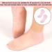 Silicone Moisture Socks for Dry Cracked Feet | Spa Gel Foot Masks - Anti-Slip Foot Care - Pink - Buy Online on GoSupps.com