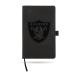 Rico Industries NFL Las Vegas Raiders Black Laser Engraved Small Notepad Jounral/Notepad 8.25" x 5.25"- Office Accessory