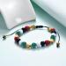 Oralgo Adjustable Woven Bracelet with National Flag - Colorful Pearls for Peace Supporters | Hand Chain for Peace Fans - Buy Online on GoSupps.com