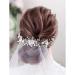 Rose Gold Bridal Hair Vine with Crystal Pearls and Rhinestones - Wedding Headband for Women - Buy Online on GoSupps.com