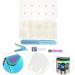 BIUDECO French Manicure Kit 1 Set Nail Set Artificial Pruning Supplies Plastic Hallow 13X7cm Assorted Color 3 - Buy Online on GoSupps.com