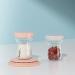 Breast-Like Glass Baby Bottle 6 oz - Anti Colic, Wide Neck, 3 Months+, 2 Pack (Pink) - Buy Online on GoSupps.com