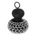 Kecung Cast Iron Chainmail Scrubber Cast Iron Skillet Cleaner for Fry Pan Cleaner Cast Iron Skillet Cleaner Chain Black