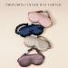 100% 22 Momme Mulberry Silk Sleep Mask - Weighted 3D Blackout Eye Cover for Lash Extensions | Adjustable Strap for Men & Women - Rose Gold - Buy Online on GoSupps.com