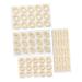 4sheets Latex Corn Stickers Pad Gel Corn Stickers Functional Feet Sticker Toe Corn Remover Foam Stickers Silicone Gel Toe Separator Cushions Toe Protector Foot Latex Sponge