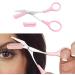 Stainless Steel Precision Eyebrow Trimmer Tool with Comb - Professional Grooming Scissors for Men and Women - Buy Online on GoSupps.com
