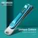 MR.GREEN Nail Clippers Curved Blades Fingernail Cutter Nippers Manicure Scissors Stainless Steel Pedicure Tools with Nail Flies (Medium-Blue) - Buy Online on GoSupps.com