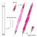 2PCS Rhinestone Picker Dotting Pen Set - Pink Purple | Dual-ended Wax Pencil for Nail Art Decoration DIY - Buy Online on GoSupps.com