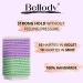 Buy Bellody Minis - Small Hair Ties for Stylish Braided Hairstyles | 20 Turquoise/Violet Mini Hair Ties for Women - Buy Online on GoSupps.com