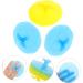 Magiclulu 3-Head Fabric Shower Cleaning Brush | Mini Hair Brush for Scalp Massage & Bathing - Deep Clean Paper Flowers - Buy Online on GoSupps.com