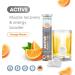 Nutrazul Active Magnesium Zinc Effervescent Tablets - Orange 20s | Gluten Free, Sugar-Free, Lactose-Free | Muscle Function Support - Buy Online on GoSupps.com
