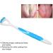 Ergonomic Tongue Scraper for Bad Breath Relief - Blue Tongue Brush & Mouthpiece Cleaner for Men & Women - Buy Online on GoSupps.com
