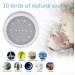 White Noise Machine Portable Rechargeable Sleep Sound Machine 10 Natural Sounds Therapy Continuous or Timer for Baby Kids Adults - Buy Online on GoSupps.com