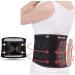 Men & Women Lordosis Support Belt - Tourmaline Magnetic Steel Bones with Cushion - X-Large Gray & Black - International Shipping - Buy Online on GoSupps.com