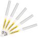 VINTORKY 5pcs White Lying Silkworm Pen Matte Cream Eyeshadow White Crayons Eye Makeup Pencil Abs Girl Make up