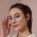 Blue Light Filter Glasses for Men & Women - Retro Metal Frame Gaming & Computer Glasses - Silver - Buy Online on GoSupps.com