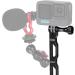 HSU Aluminum Alloy Extension Arm Kit - Helmet Holder for GoPro Hero 12/11/10/8/7/6/5/4/3 & Action Cameras - Black - Buy Online on GoSupps.com