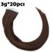Buy SEGO Tape Extensions - Real Hair 20 Tressen 60g Set Adhesive Tape Hair Extensions Medium Brown #4-2 55cm - Smooth & Easy Application - Buy Online on GoSupps.com