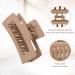 Shop Lolalet 8-Piece Large Hair Clips | Slipproof 8cm Jaw Clips for Thick Hair | Stylish Hair Accessories for Women & Girls - Pattern E - Buy Online on GoSupps.com
